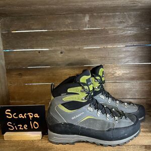 Mens Scarpa R-Evolution Gray GTX Athletic Mid Hiking Trail Boots Shoes Size 10 D